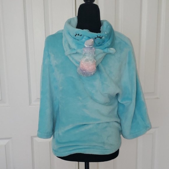 Girls unicorn hooded blanket - Picture 2 of 3